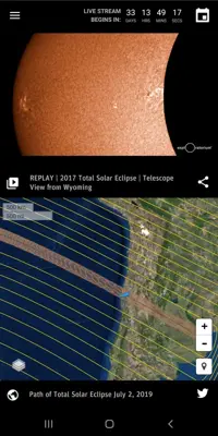 Total Solar Eclipse android App screenshot 0