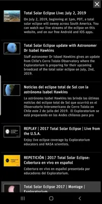 Total Solar Eclipse android App screenshot 2